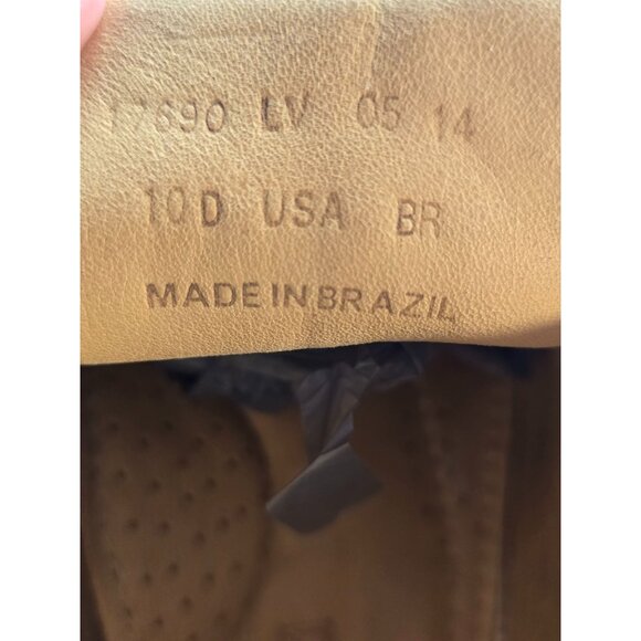 Sandro Men's Comfort Soft Gel Brown Leather Boots Size 10D - Picture 4 of 9